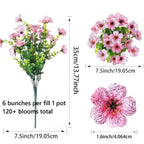 💖Summer Hot Sale 49%OFF🌺UV Resistant Colorful Artificial Flower (Zero Pollen Allergies)