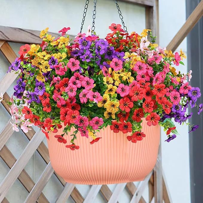 💖Summer Hot Sale 49%OFF🌺UV Resistant Colorful Artificial Flower (Zero Pollen Allergies)