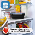 🍕Pizza storage container - no more pizza boxes in the fridge