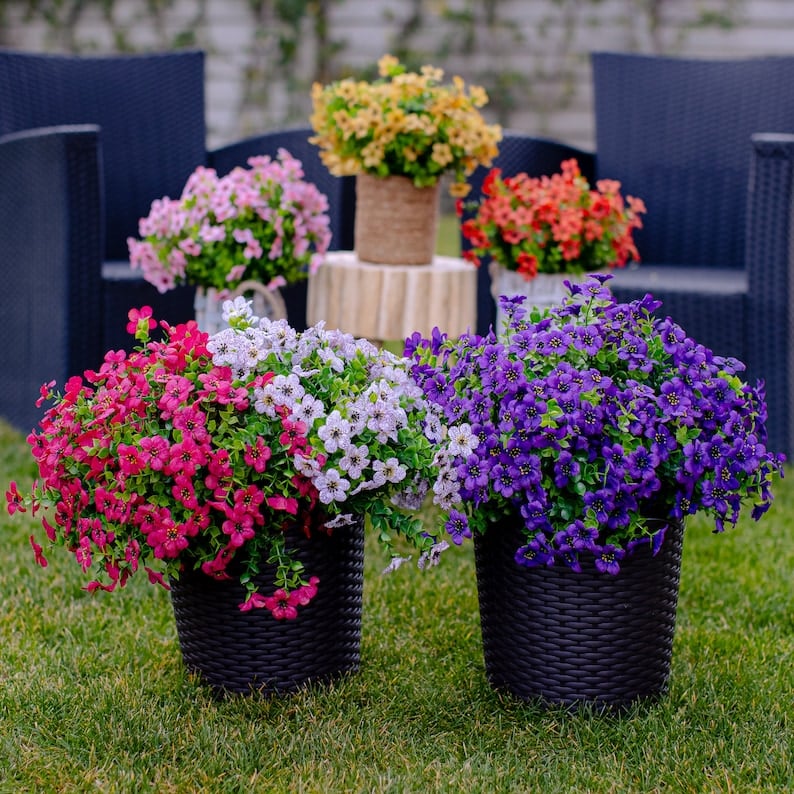 💖Summer Hot Sale 49%OFF🌺UV Resistant Colorful Artificial Flower (Zero Pollen Allergies)