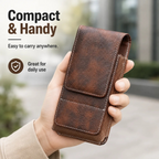 💥LAST DAY SALE 50%OFF📱Waist Belt Cell Phone Pouch - Multi-Pocket Leather Holster with Card Holder