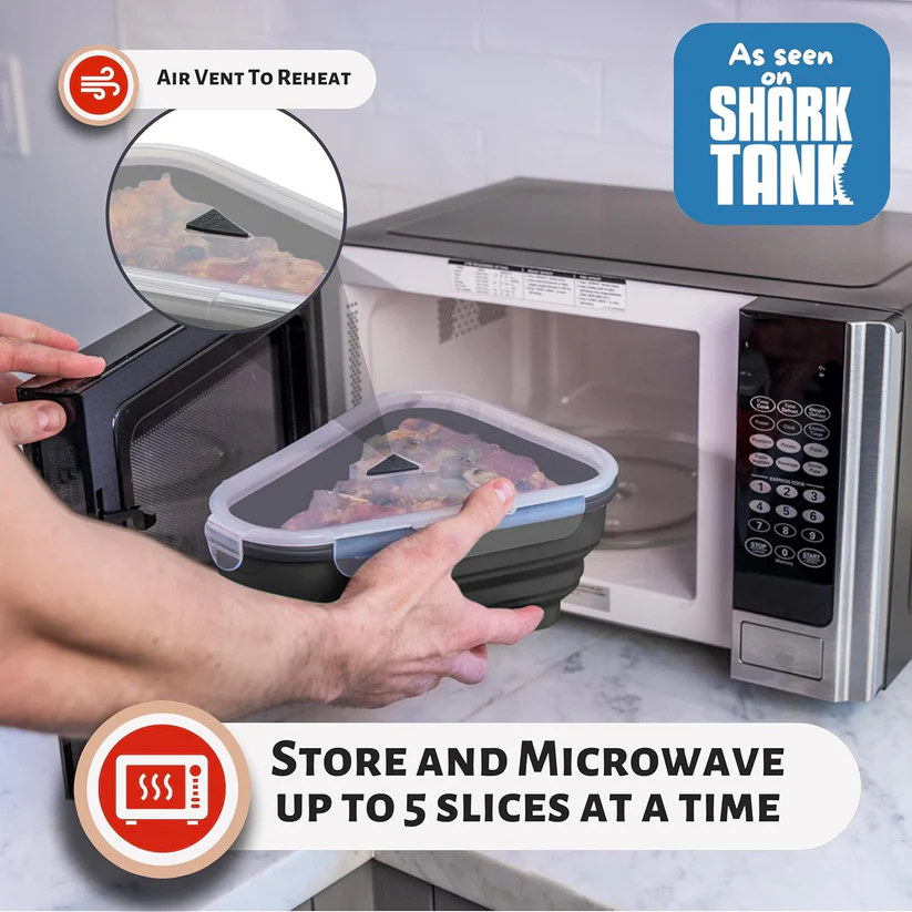 🍕Pizza storage container - no more pizza boxes in the fridge