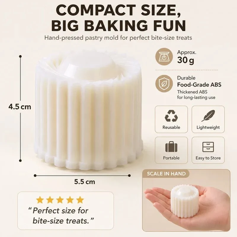⚡50K+ Sold 🔥 Selling Fast – Creative Double-Ended Pastry Mold
