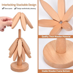 🔥Artisanal Wooden Coasters Trivets Set