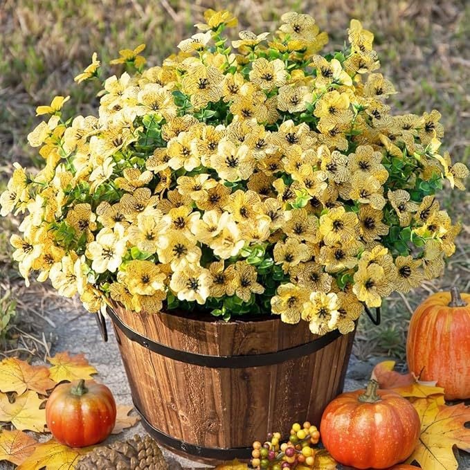 💖Summer Hot Sale 49%OFF🌺UV Resistant Colorful Artificial Flower (Zero Pollen Allergies)