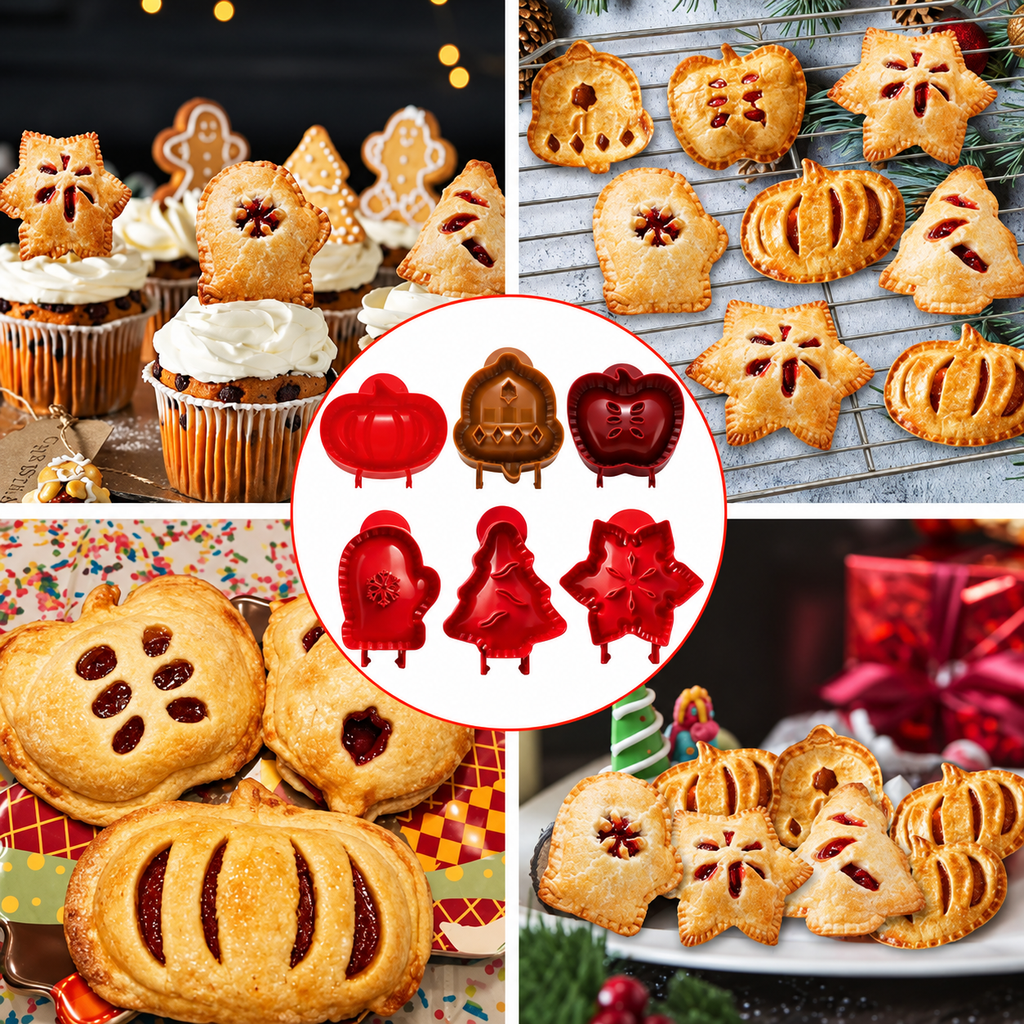 🔥50K+ Sold ✨Selling Fast – Holiday Mini Pie Mold
