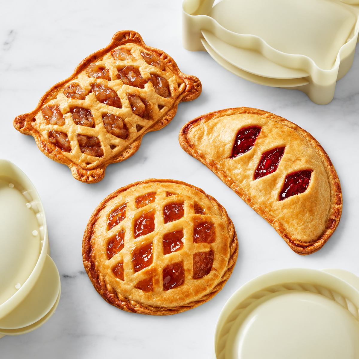 🔥50K+ Sold ✨Selling Fast – Holiday Mini Pie Mold