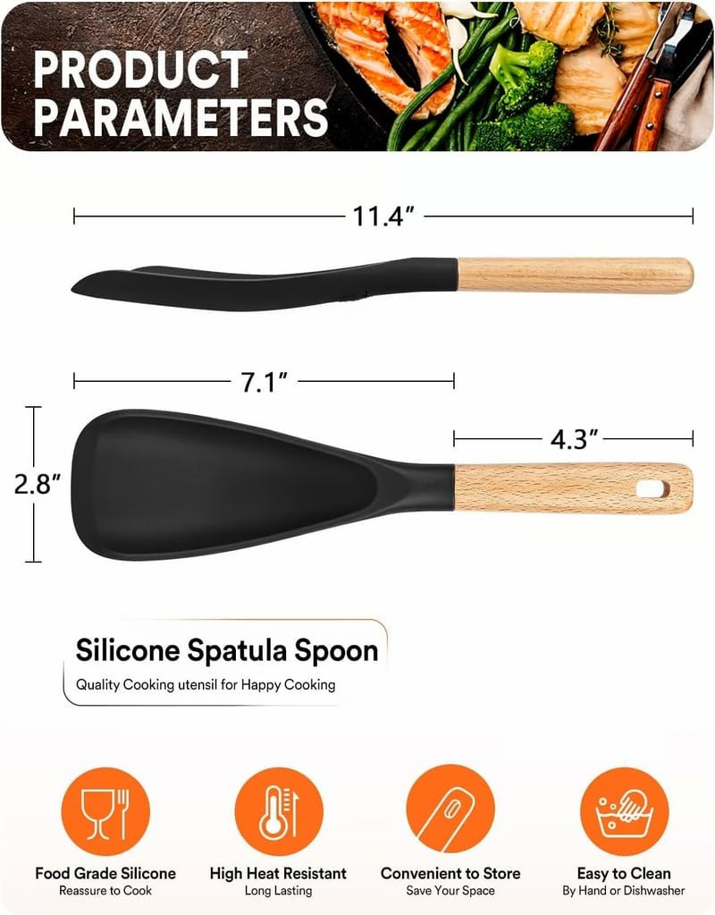 🔥 Selling Fast — 50,000+ Sold | Multifunction Cooking Spatula Spoon