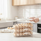 Automatic Rolling Egg Dispenser with Freshness Timer