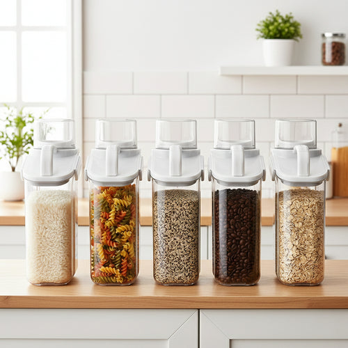 Airtight Grain Dispenser with Handle