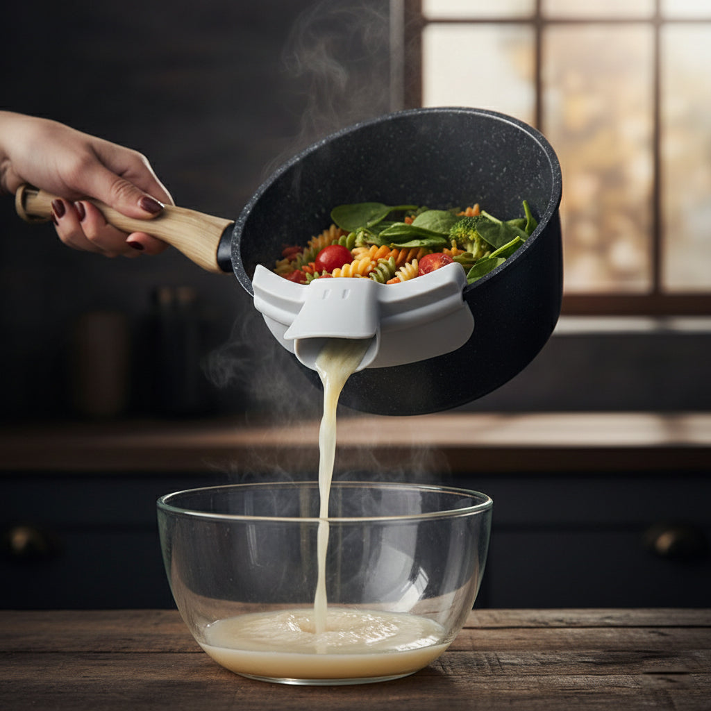 Creative Duck-Style Pot Edge Funnel and Liquid Diverter