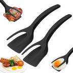 🔥2-in-1 Flip Spatula Tongs – Cook Faster with Less Mess