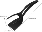 🔥2-in-1 Flip Spatula Tongs – Cook Faster with Less Mess