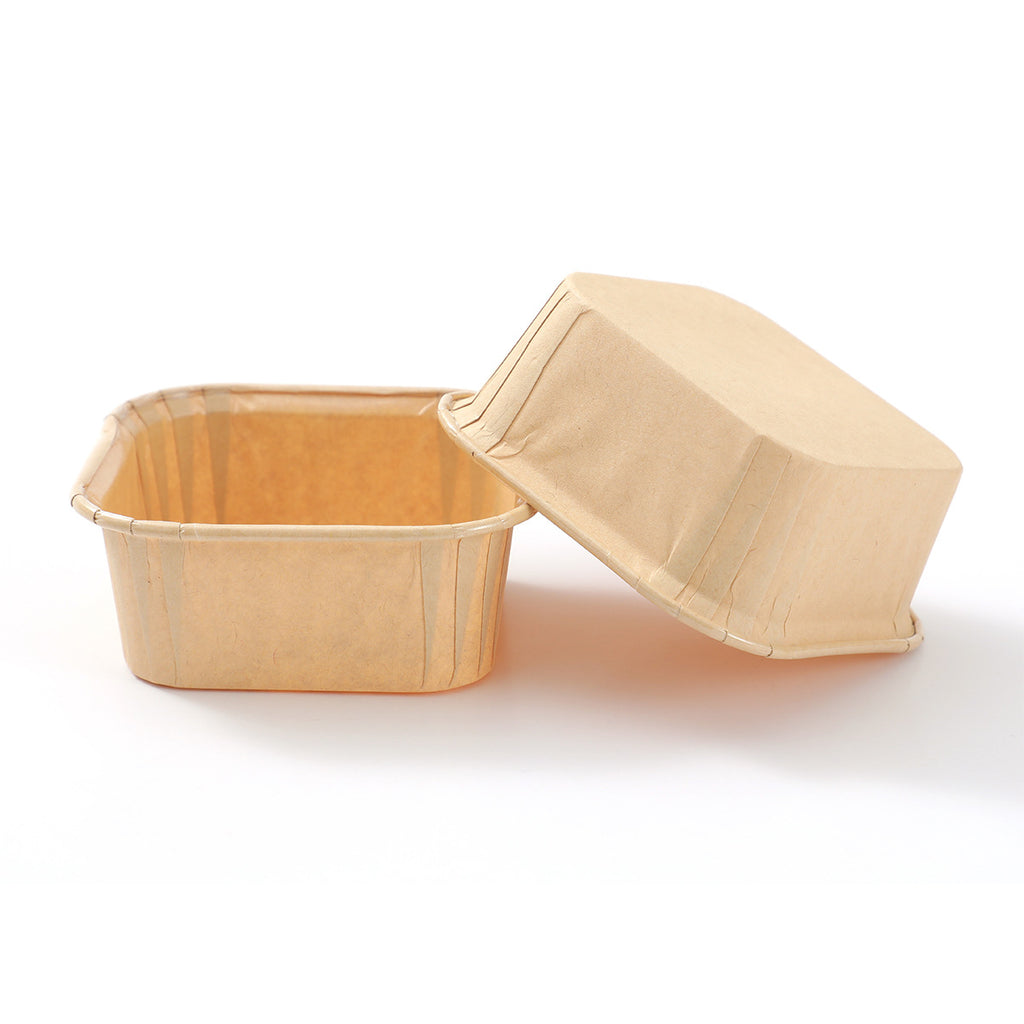 Oven-Safe Square Baking Paper Cups