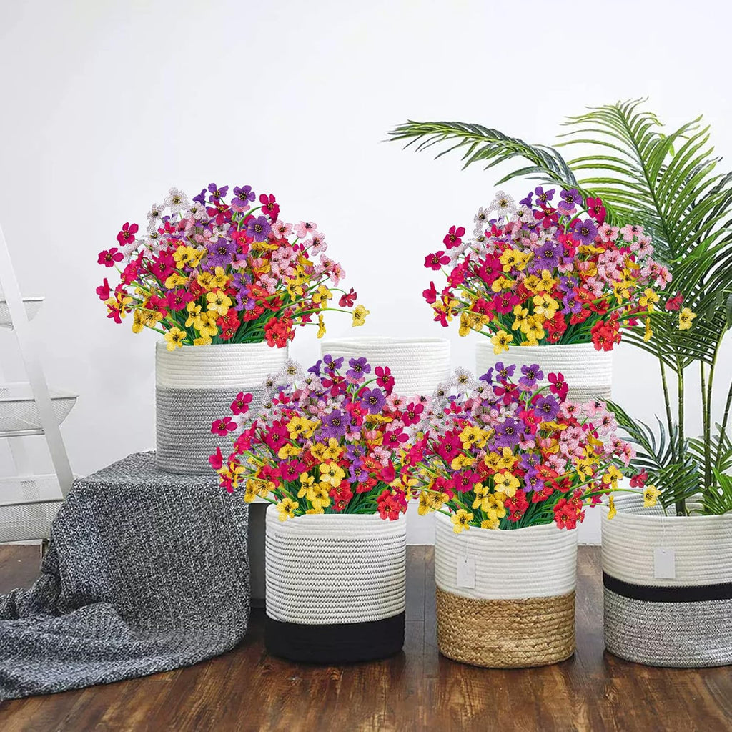 💖Summer Hot Sale 49%OFF🌺UV Resistant Colorful Artificial Flower (Zero Pollen Allergies)