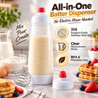 ⚡50K+ Sold 🔥 Selling Fast – 🫓4.5-Cup Pancake Batter Dispenser & Mixer