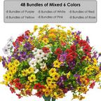 💖Summer Hot Sale 49%OFF🌺UV Resistant Colorful Artificial Flower (Zero Pollen Allergies)