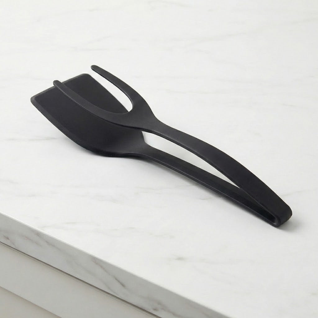 2-in-1 Non-Stick Nylon Grip and Flip Spatula