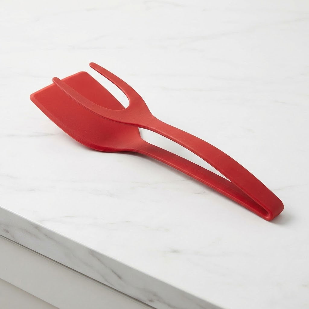 2-in-1 Non-Stick Nylon Grip and Flip Spatula